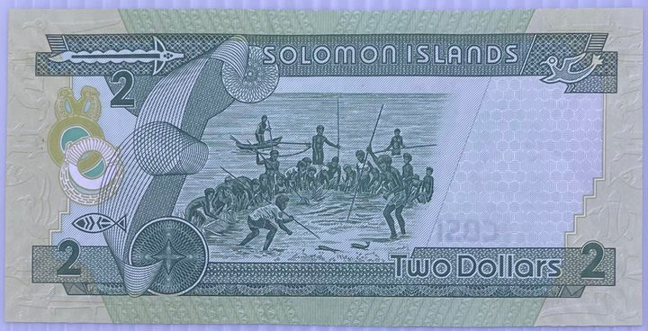 2011(ND) Solomon Islands $2 Dollars P-25 UNC World Banknote