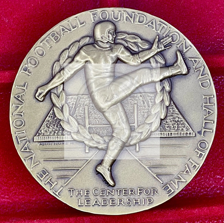 1869-1969 1st Intercollegiate Football Game Medal Rutgers Vs Princeton Hall of Fame Bronze Cool Coins & Notes