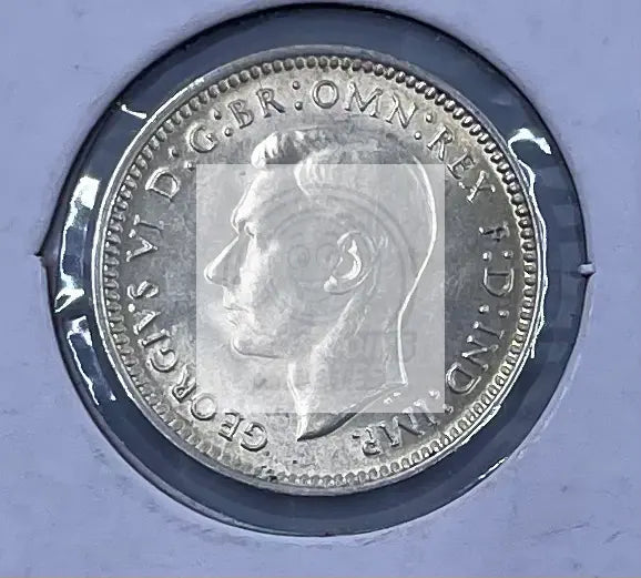 1943-D Australia 3 Pence KM#37 - AU 0419 ASW .925 FINE - Cool Coins & Notes