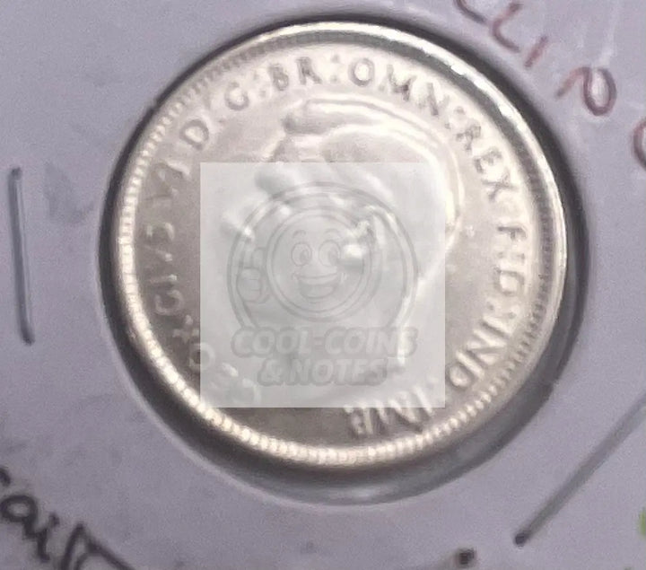 1943 S Australia 1 Shilling KM 35- Fantastic Silver Ram Coin - See Pictures - Cool Coins & Notes