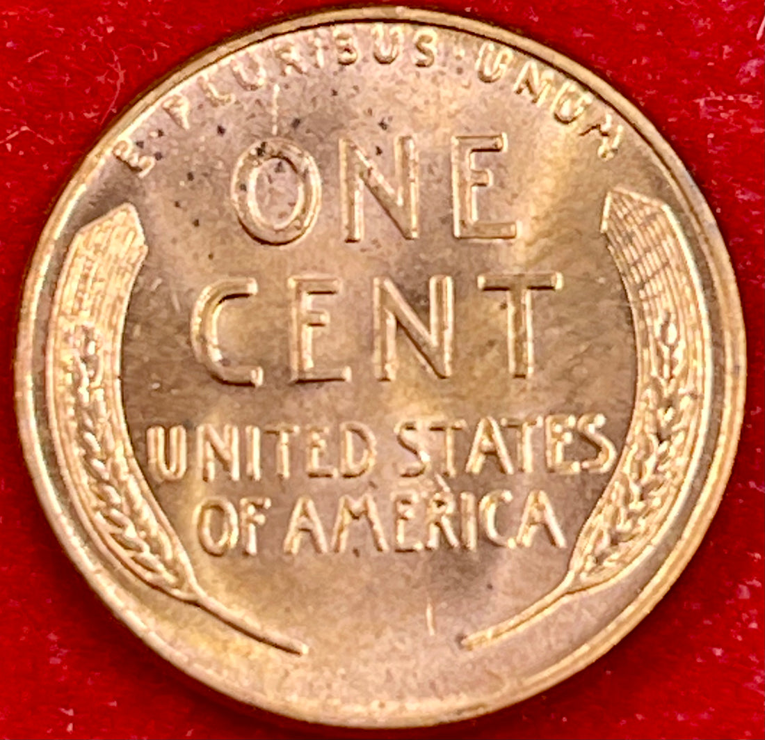 1956 P Lincoln Wheat Penny - UNC - Beautiful Red Tone. Combined Shipping. - Cool Coins & Notes