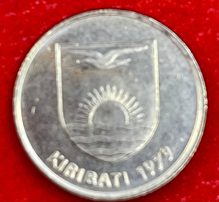 1979 Kiribati 5 Cents Coin, KM3 Uncirculated / Lizard - Cool Coins & Notes