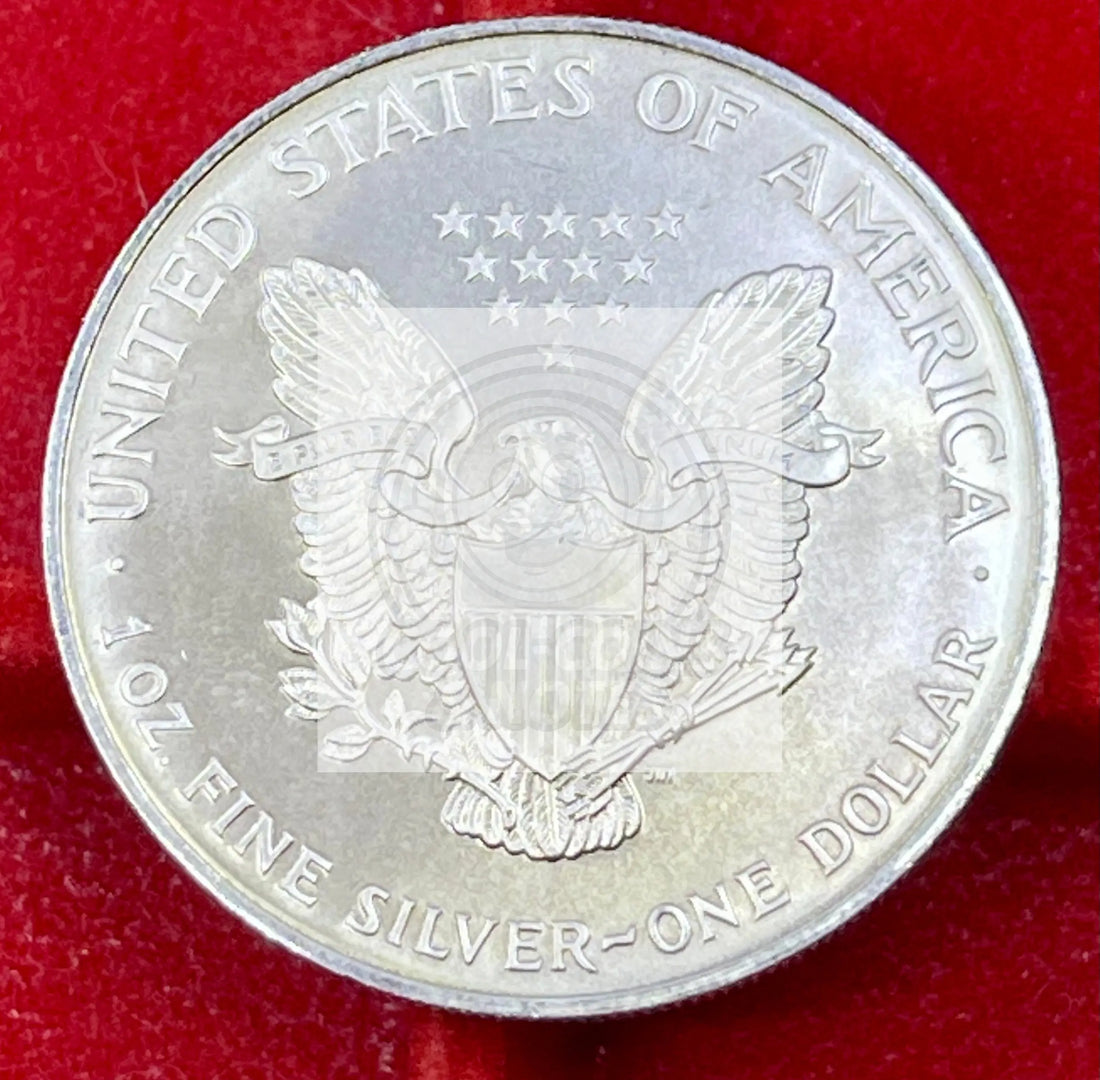 1996 American Silver Eagle 1 Troy Oz .999 Fine Silver Coin - Cool Coins & Notes