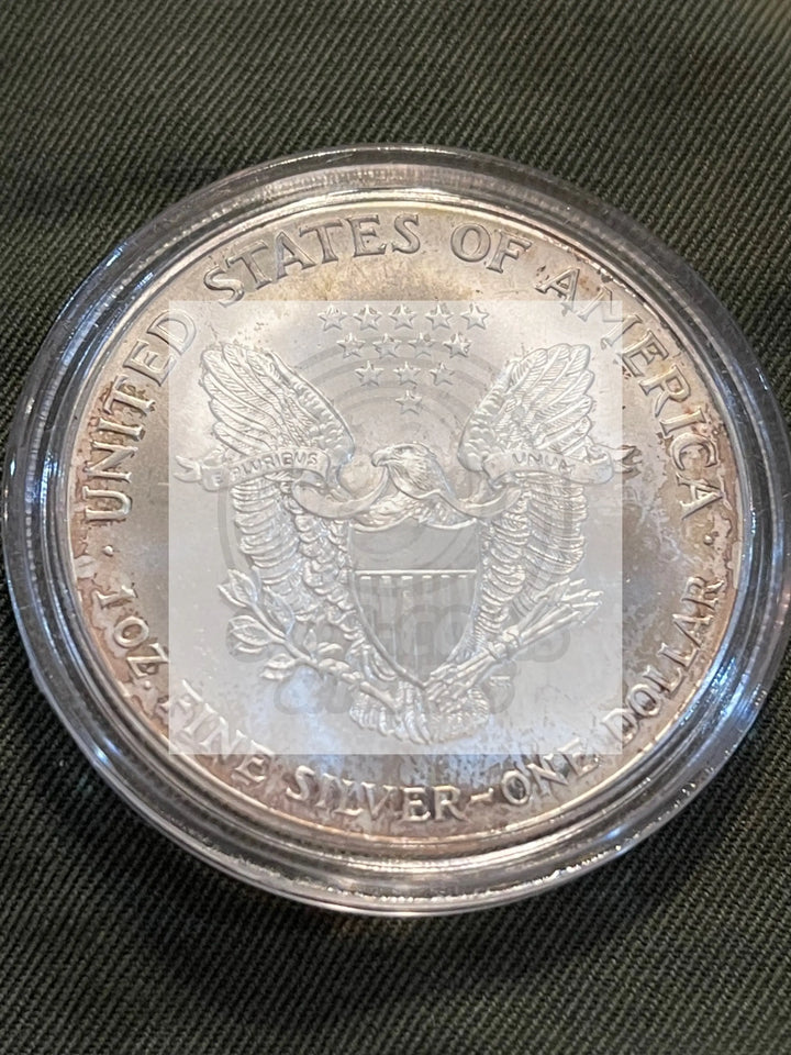 2000 American Silver Eagle UNC in Capsule - Cool Coins & Notes