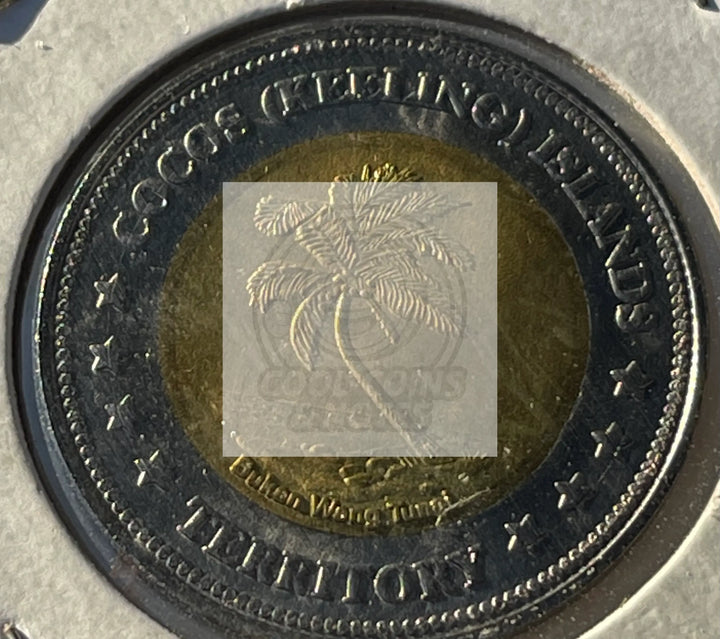 2004 COCOS (KEELING) ISLANDS,5 DOLLARS UNC Coin -MINTAGE=5,000 ONLY - Cool Coins & Notes