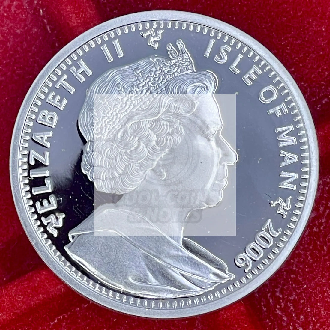 2005 Isle of Man Cats Gem Proof Rare Coin 1 Troy Oz .999 Fine Silver Round Medal Cool Coins & Notes