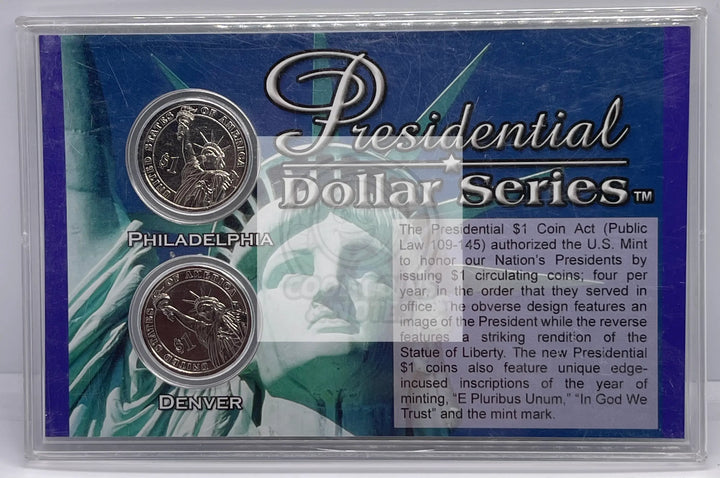 2007 PRESIDENTIAL DOLLAR SERIES, JOHN ADAMS UNC - Cool Coins & Notes