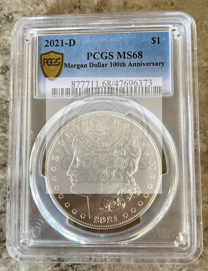 2021 D Morgan Silver Dollar $1 PCGS MS68 - Cool Coins & Notes