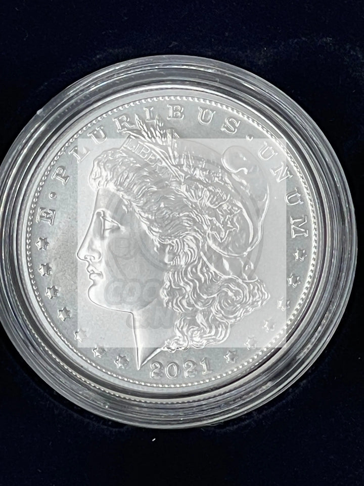 2021-O Morgan Silver Dollar New Orleans In OGP Coin - Cool Coins & Notes