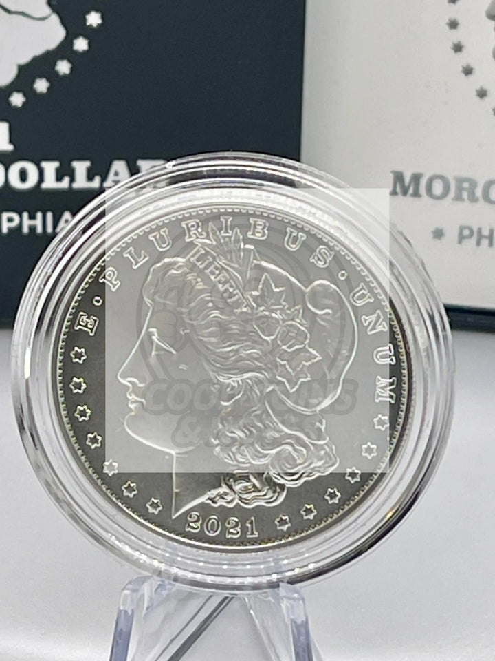 2021-P Morgan Silver Dollar Philadelphia in Original Box w/COA SM113 - Cool Coins & Notes