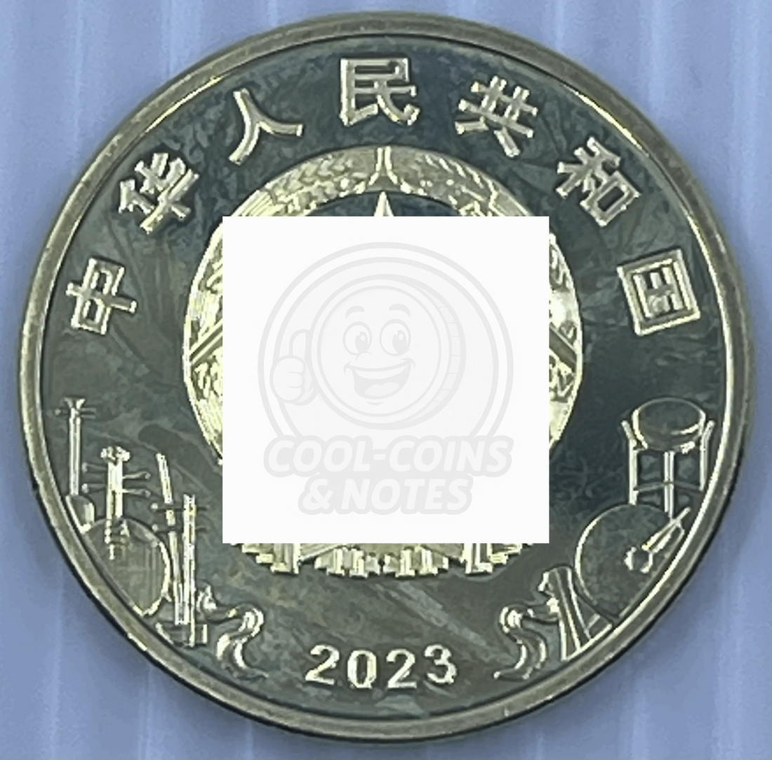 2023 China 5YUAN Beijing Opera Art Series(1) Copper Coin 30MM