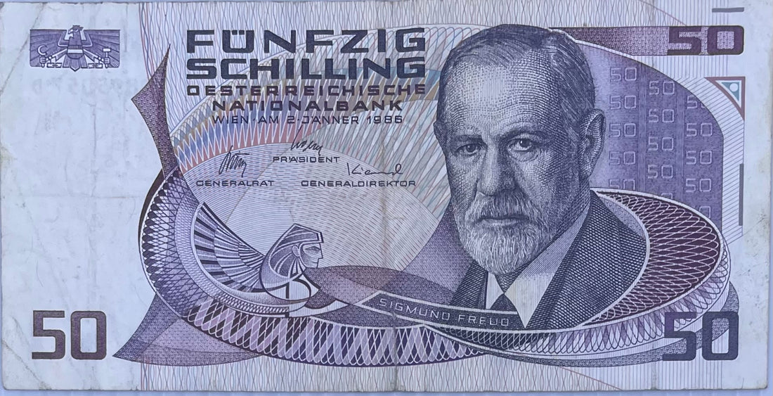 1985 Austria 50 Schilling P-150 Circulated World Banknote