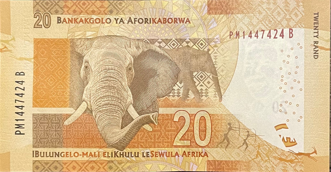 2013-2016 (ND) South Africa 20 Rand P-139b UNC World Banknote
