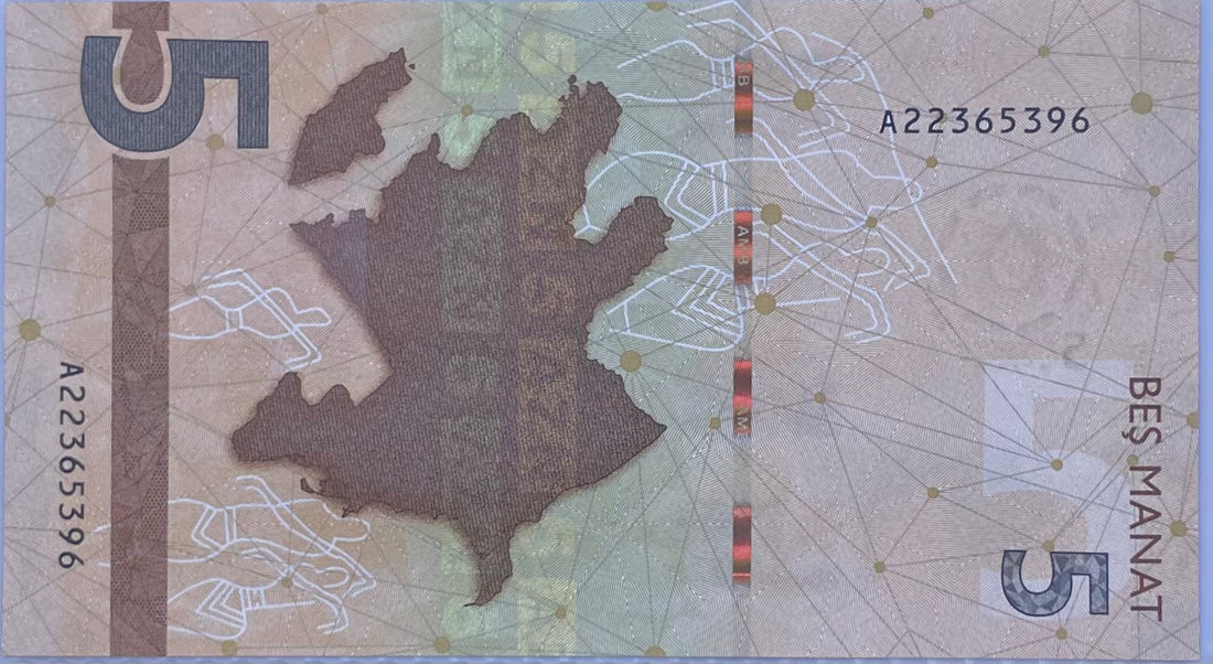 2020 Azerbaijan 5 Manat P-39 UNC World Banknote
