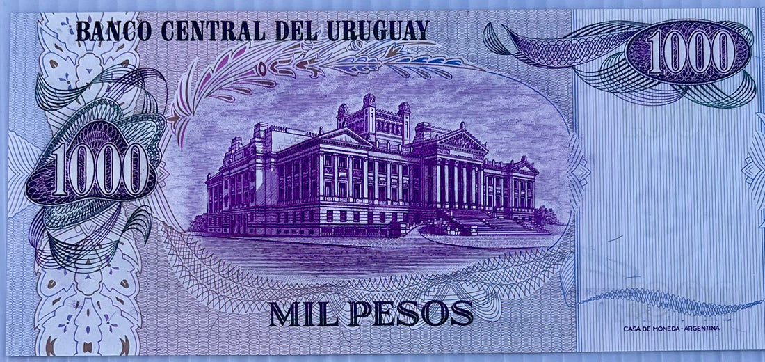 Uruguay, 1000 Pesos, ND (1974), P-52, UNC