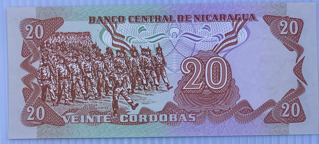 Nicaragua 1979 2 Cordobas P-135 UNC World Banknote Currency