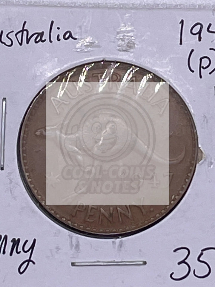 Australia 1947 P PennyAU - Cool Coins & Notes