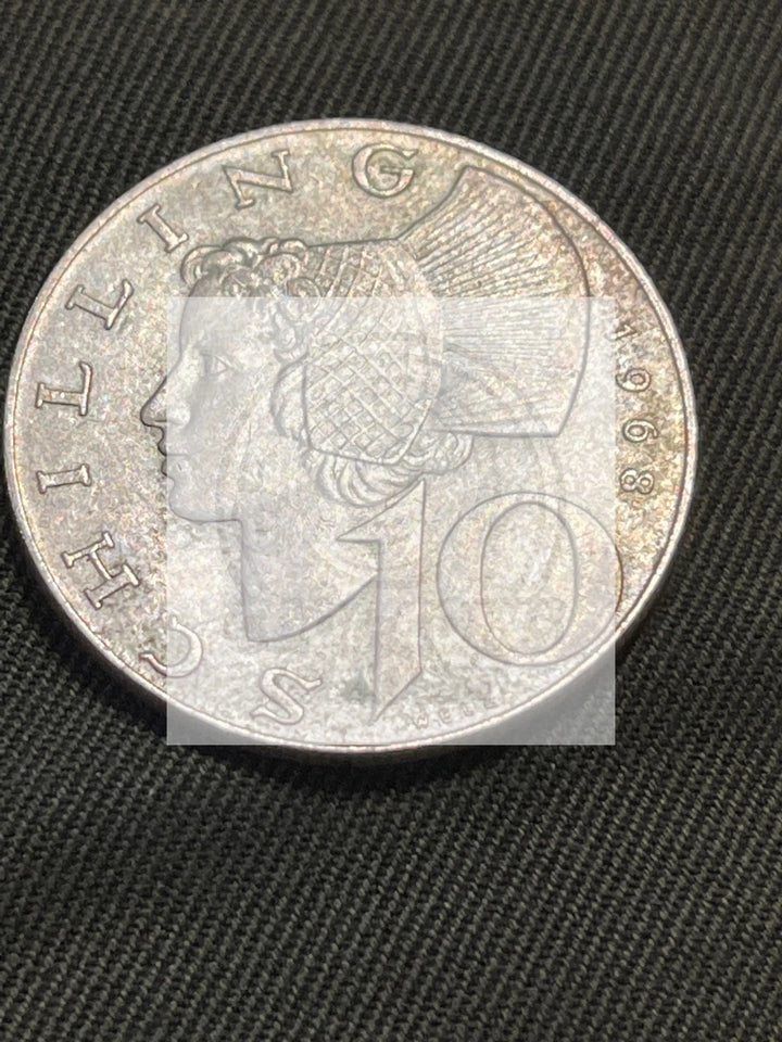 Austria 10 Schilling Coin KM# 2882 - Cool Coins & Notes