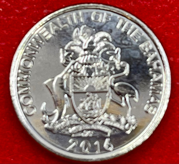 Bahamas 2016 5 Cents KM221 UNC - Cool Coins & Notes