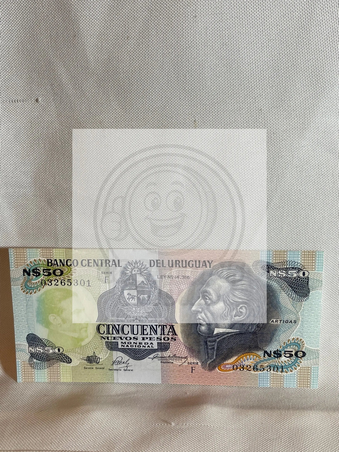 Banknote, Uruguay, 50 Nuevos Pesos, UNC 1986 - Cool Coins & Notes