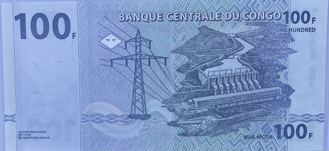 2000 Congo 100 Francs P-92A UNC World Banknote