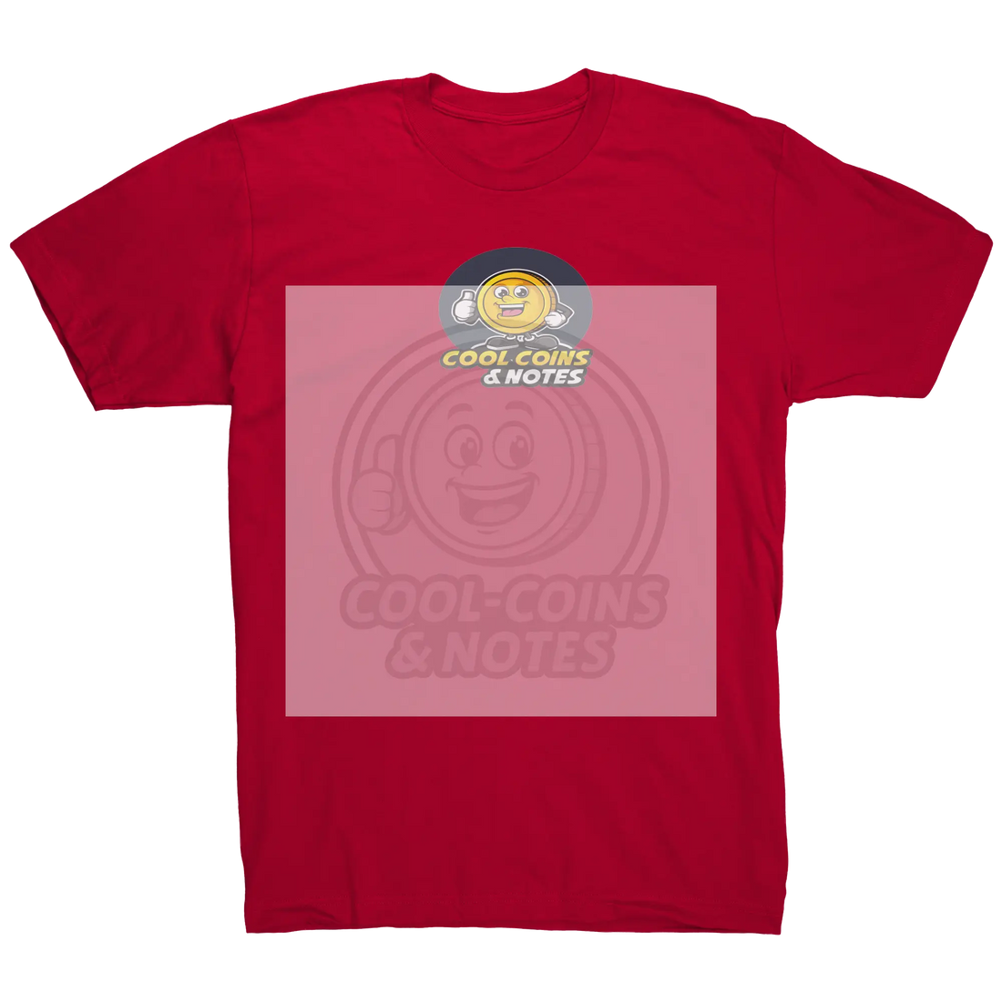 Cool_Coins__Notes_Tee_Shirt_Red_Mockup.png