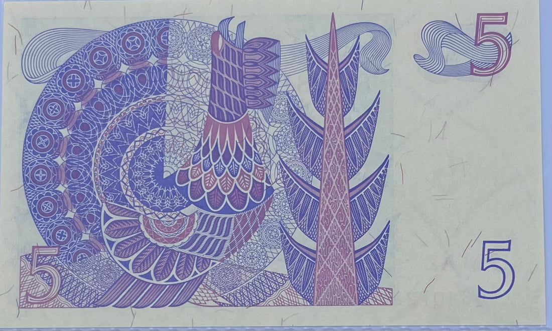 1978 Sweden 5 Kronor P-51d “AZ” UNC World Banknote