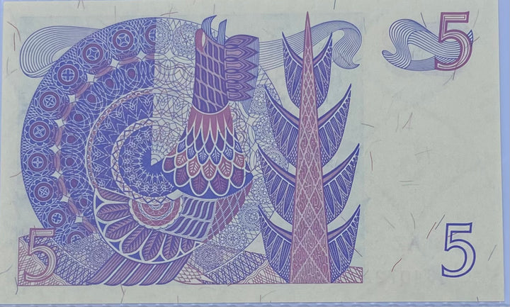 1978 Sweden 5 Kronor P-51d “AZ” UNC World Banknote