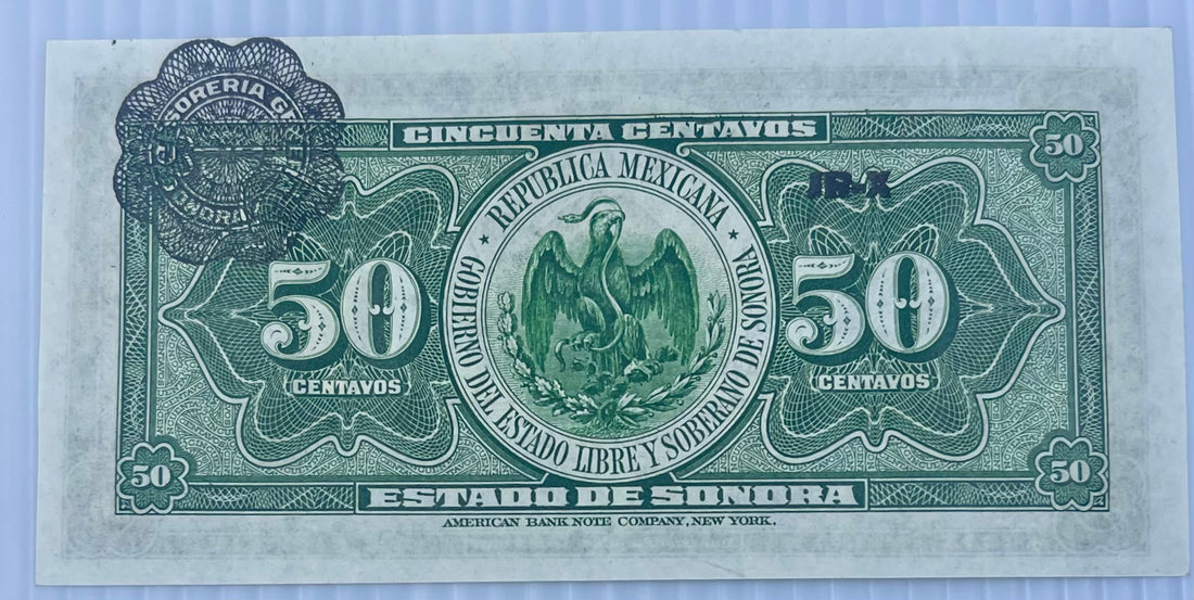 Mexico 1915 50 Centavos P-S1070 UNC World Banknote
