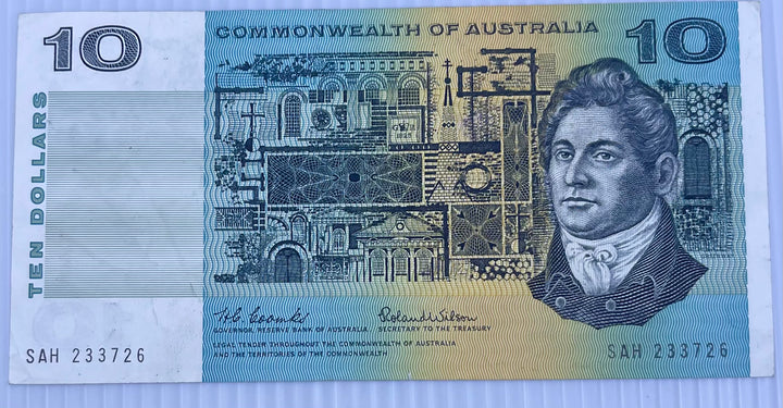Australia 1972 10 Dollars P-40 Used World Banknote