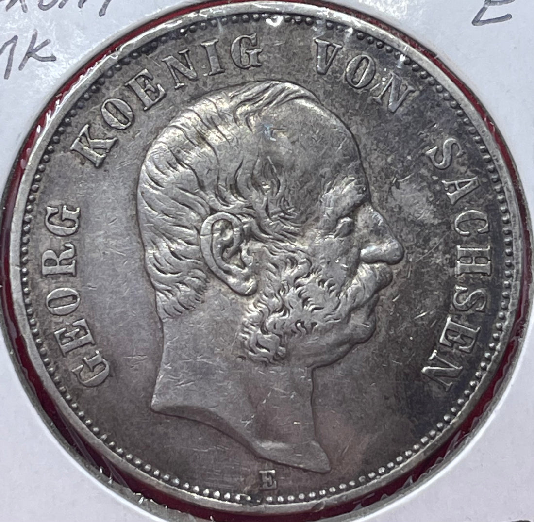 Germany 1903 E 5 Mark KM1258 Silver Coin