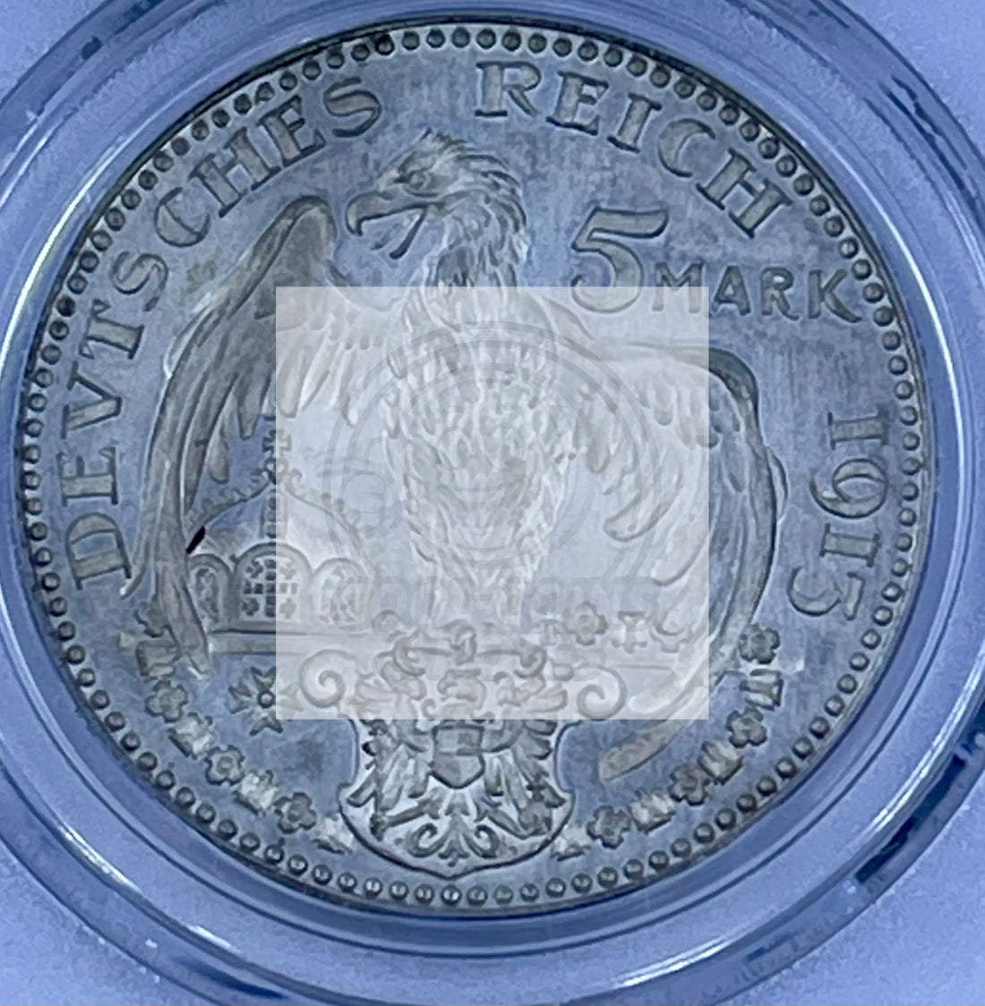 Germany 1913 5 Mark Bavaria PCGS SP64 Sch53G1 Silvered Bronze Coin Cool Coins & Notes