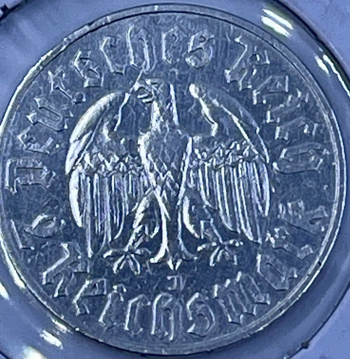 Germany, Third Reich, 1933-A 2 Mark Luther, KM-79 Coin Silver - Cool Coins & Notes