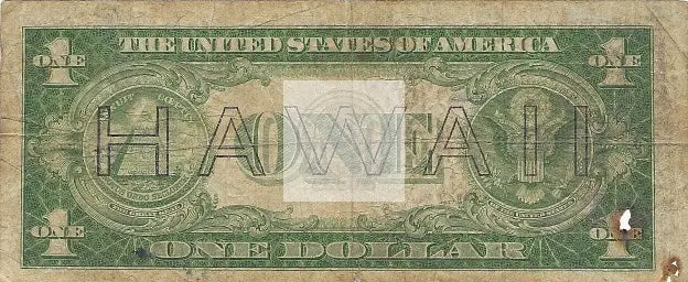 Hawaii $1 Note 1935 A Circulated WW2 Banknote Currency - Cool Coins & Notes