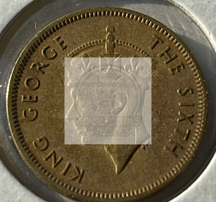 Hong Kong 10 Cents 1950 KM25 Coin - Cool Coins & Notes