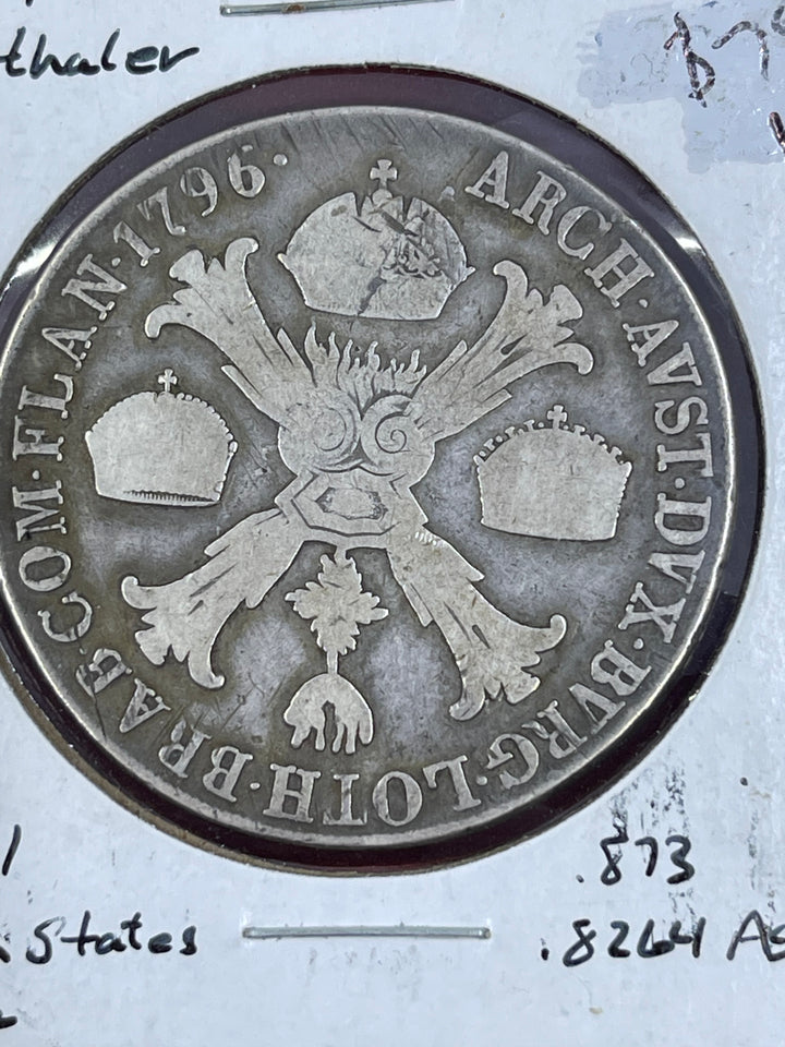 Italian States 1 Kronen Thaler Franz II Silver Con KM246 - Cool Coins & Notes