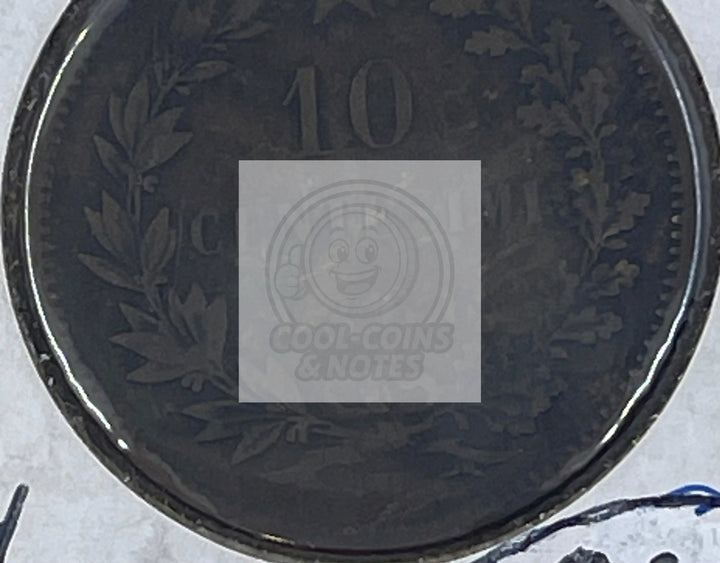 Italy 1866 H 10 Cents KM 11.4 World Coin - Cool Coins & Notes