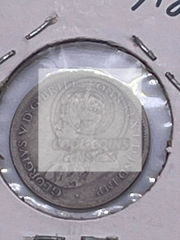 Key Date : AUSTRALIA 0.925 Silver 1919 M George V 6 Pence Sixpence KM# 25. - Cool Coins & Notes