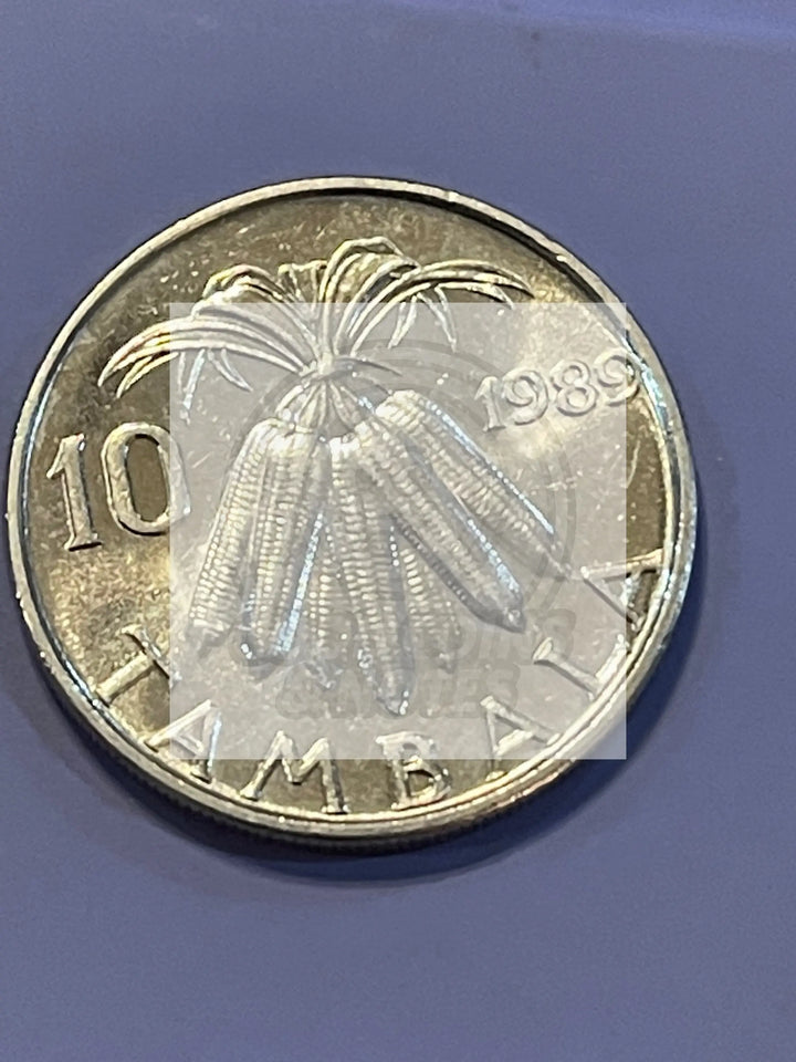 Malawi 1989 10 Tambala Coin AU KM# 10.2 - Cool Coins & Notes