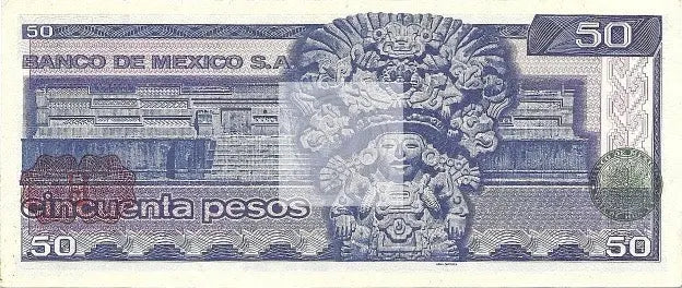 Mexico 50 Pesos Banknote, 1981, P-73 Uncirculated - Cool Coins & Notes