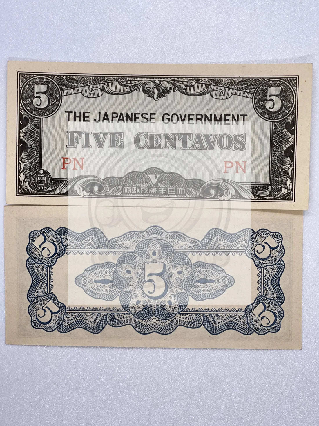 PHILIPPINES 5 Centavos PN 1942, P-103, Occupation Note, WWII, UNC World Currency - Cool Coins & Notes
