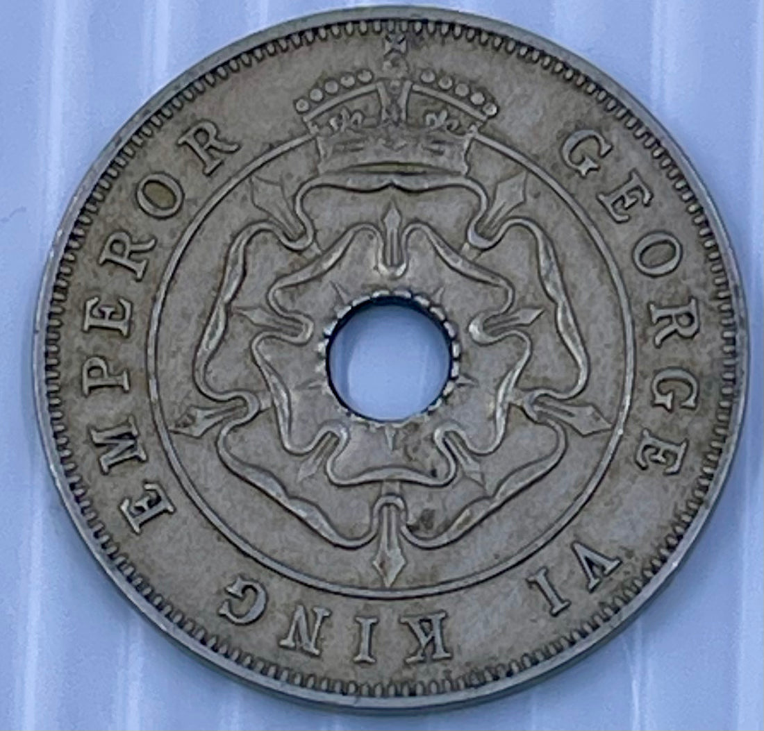 Southern Rhodesia 1940 1 Penny KM8a Bronze Coin - Cool Coins & Notes