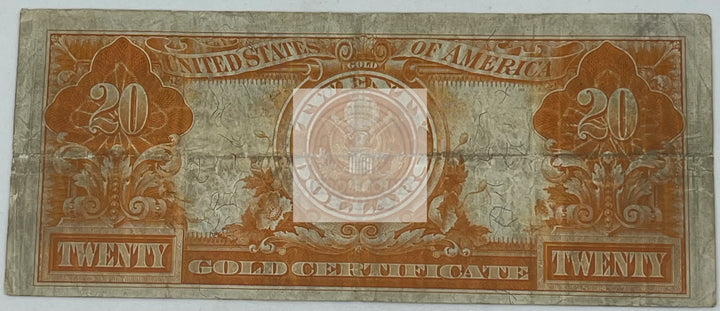 United States 1922 $20 Gold Certificate FR#1187, Banknote - Cool Coins & Notes