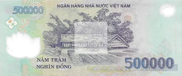 Vietnam 500,000 Dong P-124 UNC Polymer World Banknote - Cool Coins & Notes
