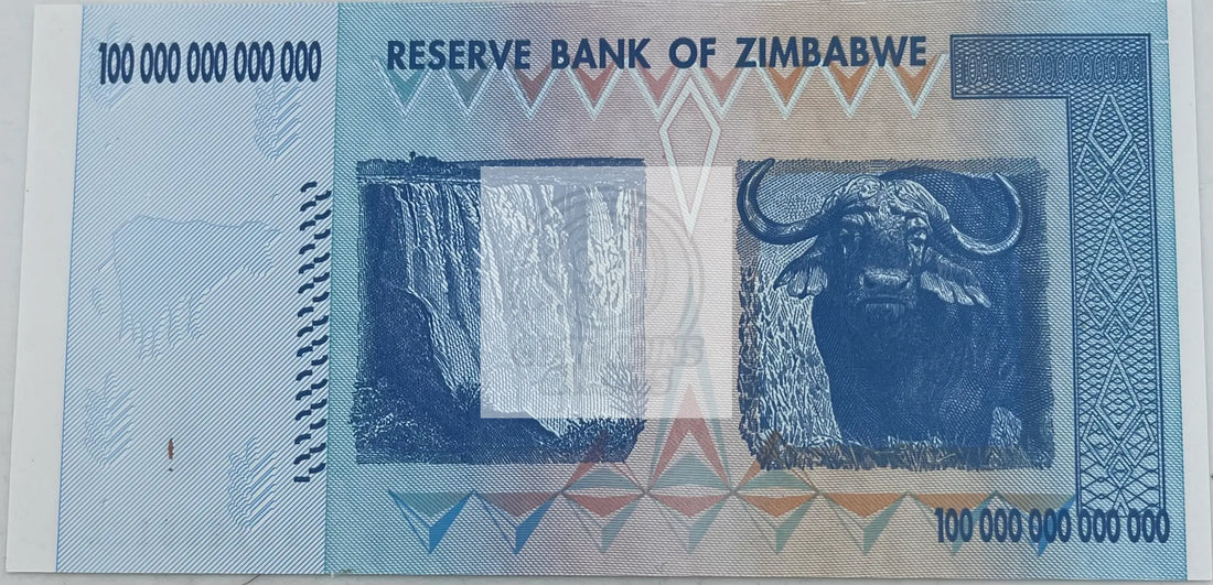 Zimbabwe 100 Trillion Dollars Banknote, 2008, P-91, UNC World Banknote - Cool Coins & Notes