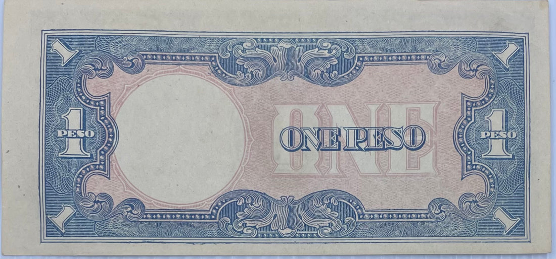 Philippines 1943 1 Peso P-109 Japan Occ. WW2 Used World Banknote From Lot