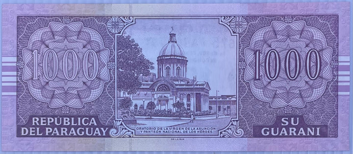 2004 Paraguay 1,000 Guaranies P-214 UNC World Banknote