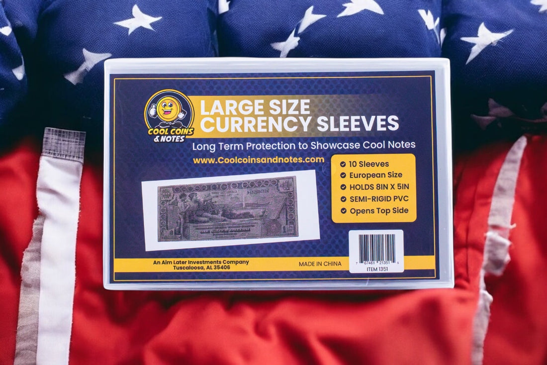 10 Banknote Currency Sleeves Rigid Large European Size Topload Holders Notes Cool Coins & Notes