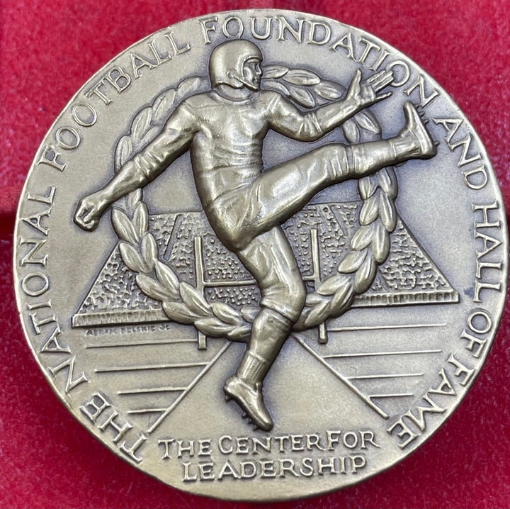 1869-1969 1st Intercollegiate Football Game Medal Rutgers Vs Princeton Hall of Fame Bronze