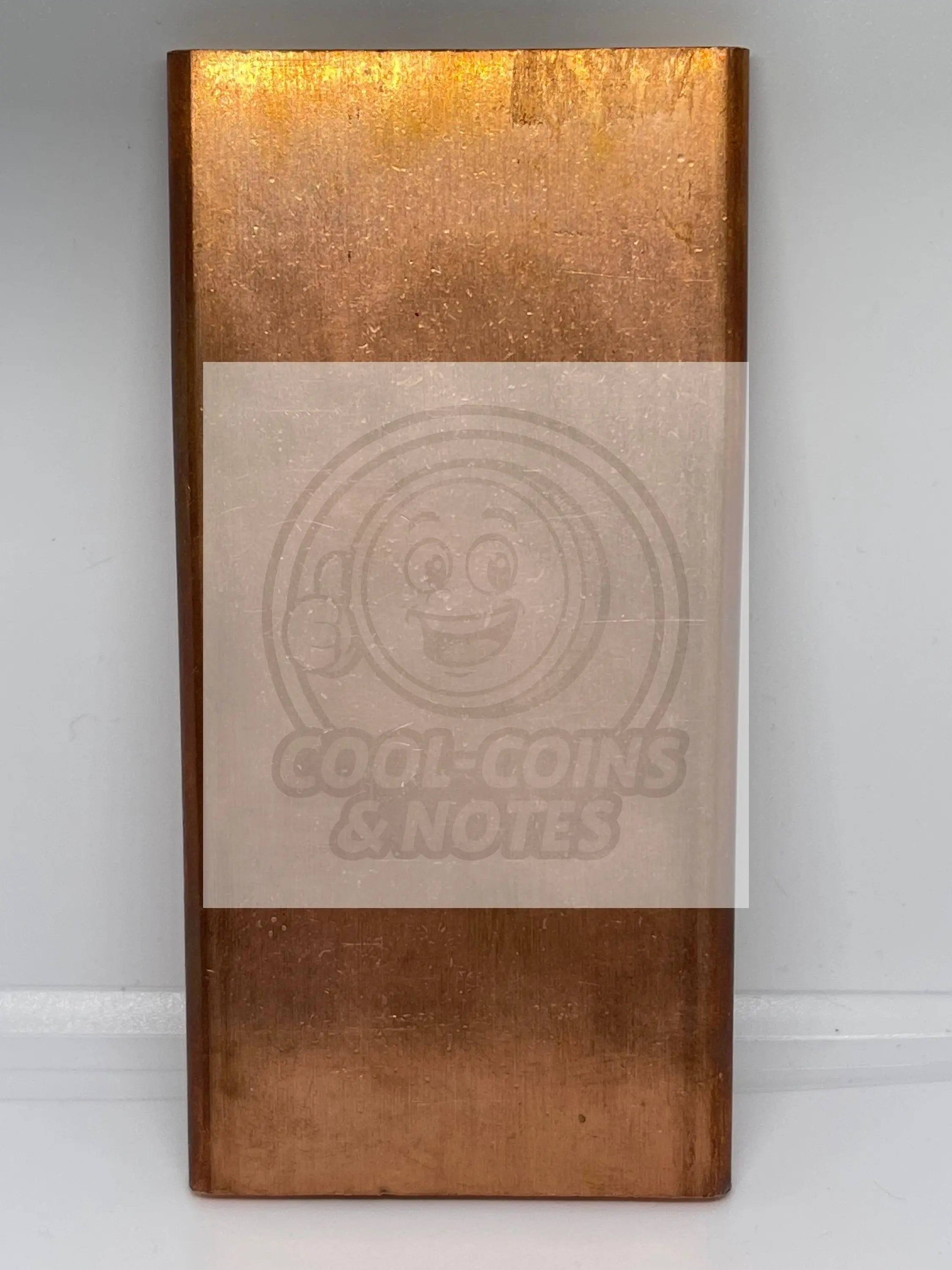 1 pound .999 fine copper bar with Morgan Dollar design